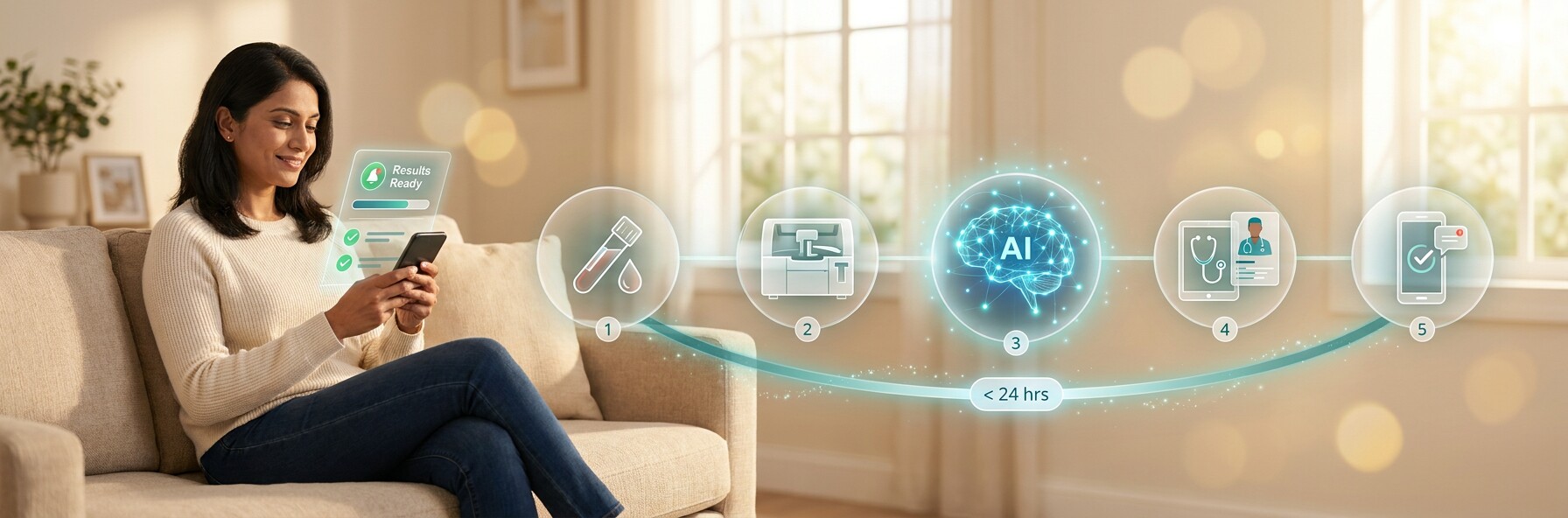 Lab-to-insight patient journey